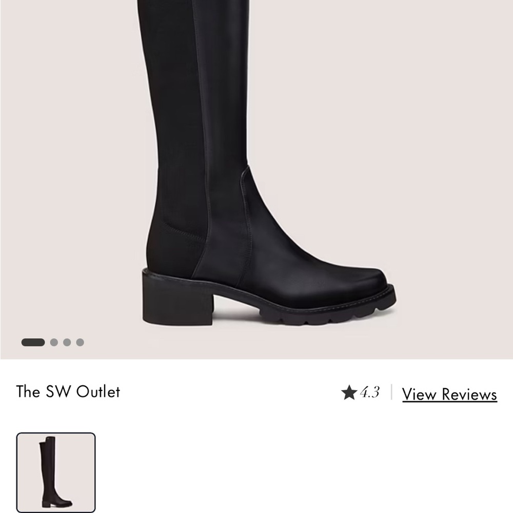 Stuart Weitzman Women's Black Knee-High Boots, brand new, never worn